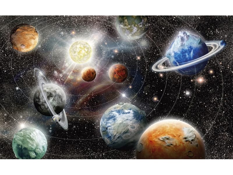 Fototapeta Planety wokół Słońca (kod: 21706) Fototapeta Planety wokół Słońca