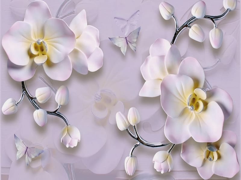 Fototapeta Urokliwe orchidee (kod: 23578) Fototapeta Urokliwe orchidee