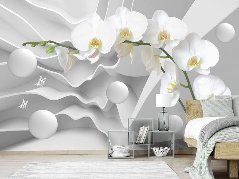 Fototapeta Orchidea na tle abstrakcji (kod: 23692) Fototapeta Orchidea na tle abstrakcji