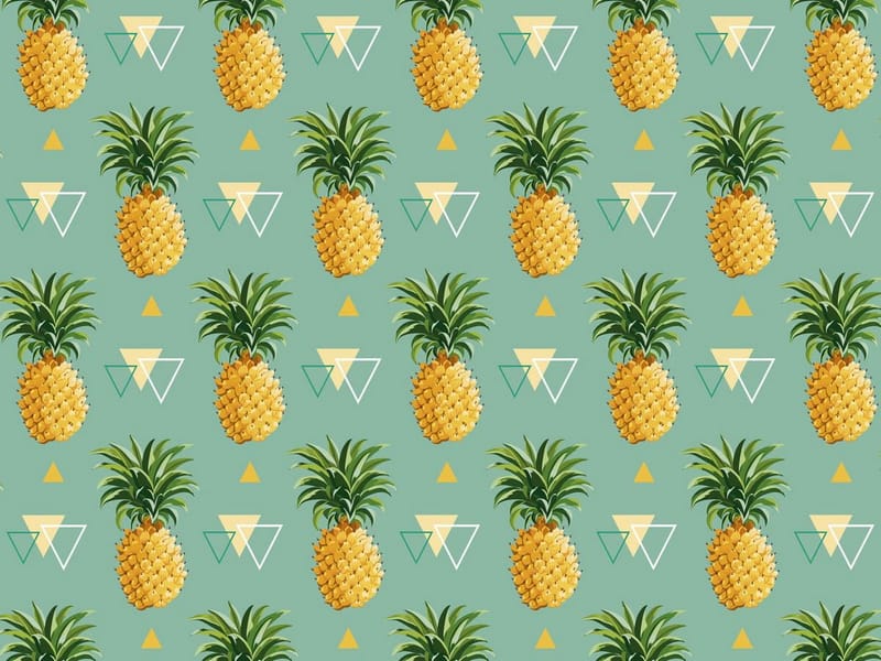 Fototapeta Ananas z efektem złota