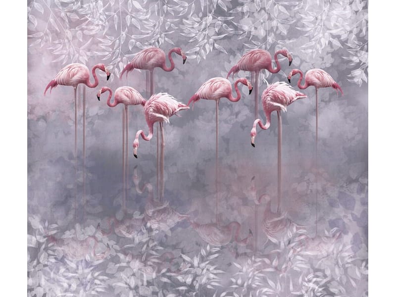 Fototapeta Flamingi na wodzie (kod: 26315) Fototapeta Flamingi na wodzie