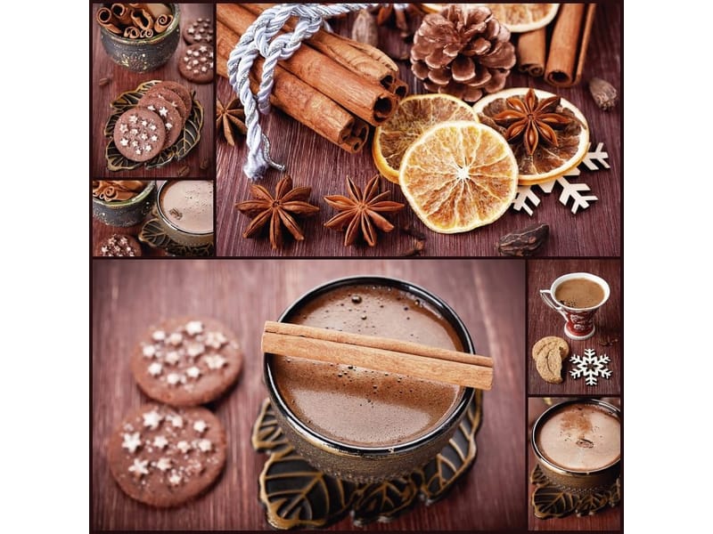 Fototapeta Aromaty zimowych świąt (kod: 9386) Fototapeta Aromaty zimowych świąt