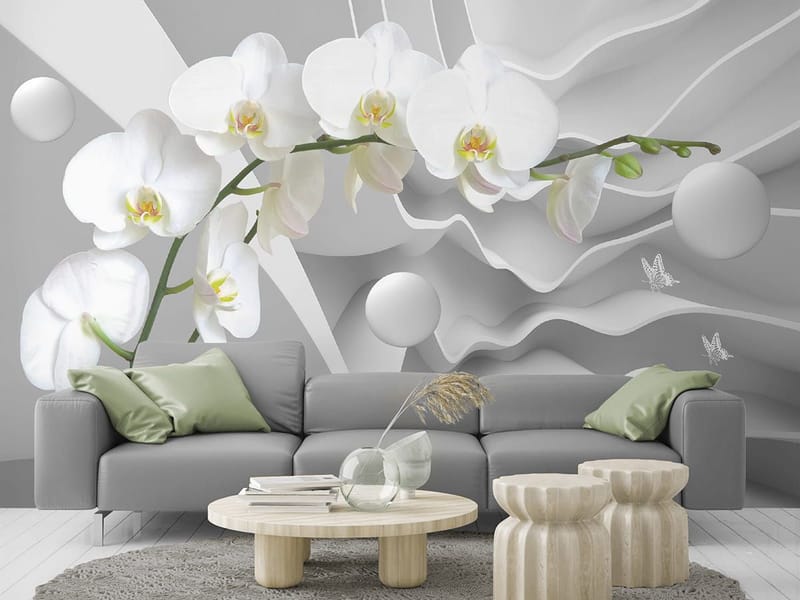 Fototapeta Orchidea na tle abstrakcji (kod: 23692) Fototapeta Orchidea na tle abstrakcji