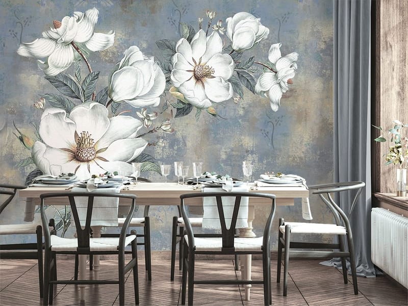 Fototapeta Śnieżnobiała magnolia (kod: 23766) Fototapeta Śnieżnobiała magnolia