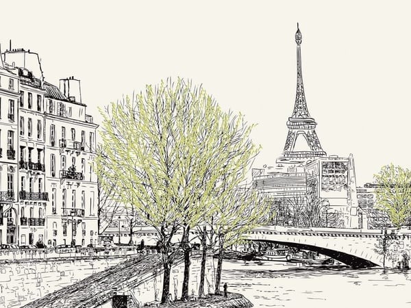 Fototapety Ilustracje miast