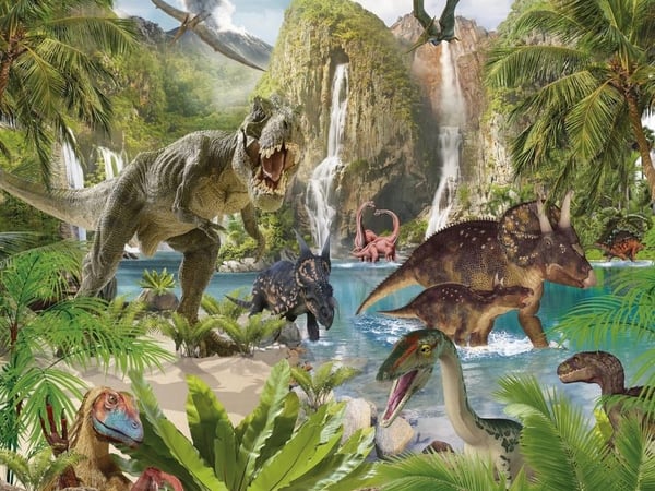 Fototapety Dinozaury dziecięce