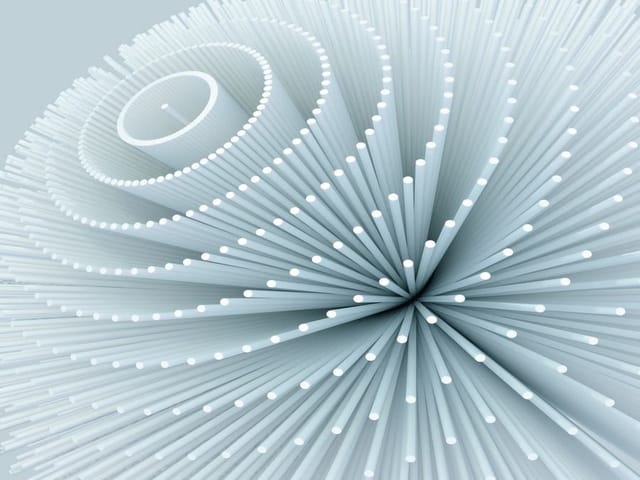 Fototapeta Abstrakcyjne formy 3D z prętów