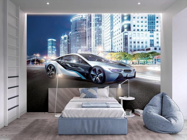 Fototapeta Nowoczesny samochód w miejskiej scenerii (kod: 15054) Fototapeta Nowoczesny samochód w miejskiej scenerii