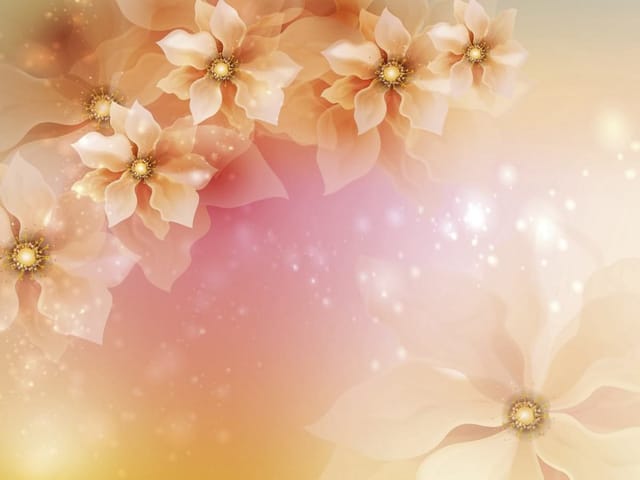 Fototapeta Pastelowe Kwiaty 3D