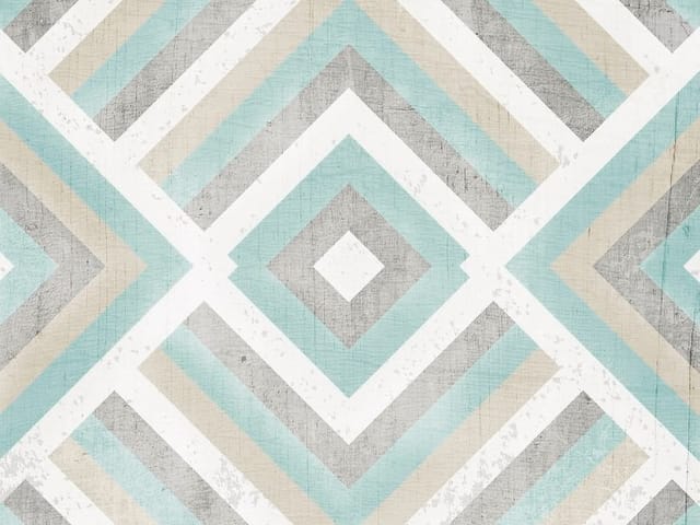 Fototapeta z geometrycznym wzorem rombów na tle przypominającym beton