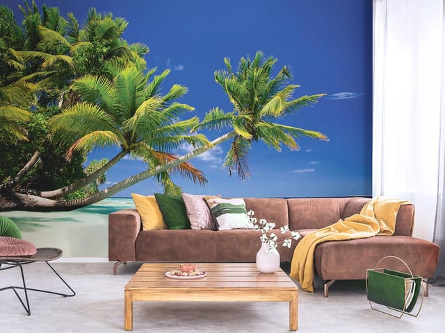 Fototapeta Palmy nad brzegiem morza (kod: 2300) Fototapeta Palmy nad brzegiem morza