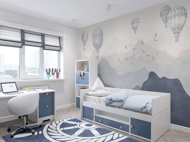 Fototapeta Balony nad górskimi pasmami