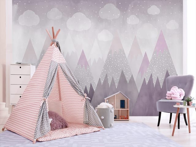 Fototapeta Góry z Pastelowymi Szczytami