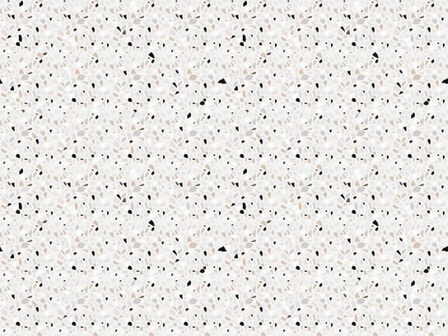 Fototapeta z wzorem terrazzo, drobne kamienie, jasne tło