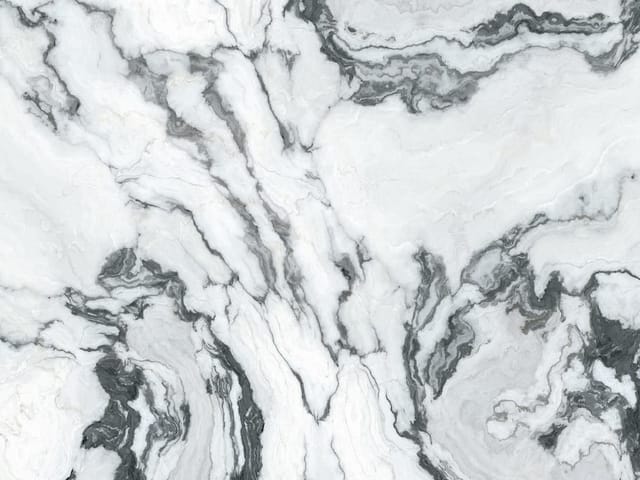 Fototapeta z marmurowym wzorem i szarymi żyłami na białym tle