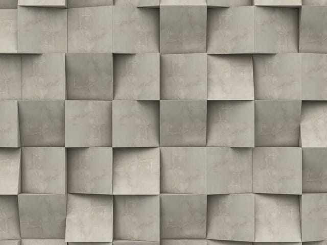 Fototapeta z trójwymiarowym wzorem kwadratów i cieniowaniem