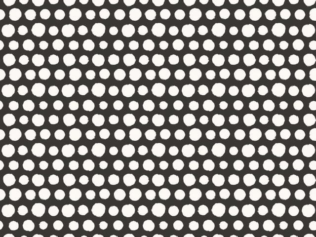 Fototapeta z czarno-białymi kropkami na czarnym tle, geometryczny wzór
