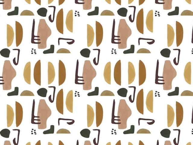 Fototapeta z abstrakcyjnymi geometrycznymi wzorami w odcieniach brązu