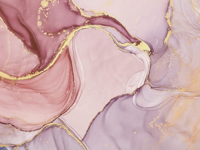 Fototapeta z abstrakcyjnymi wzorami w pastelowych odcieniach różu i fioletu