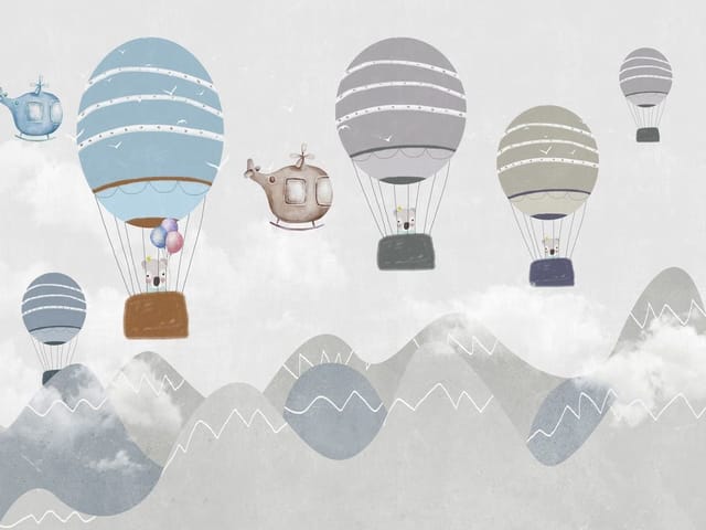 Fototapeta Balony nad Górami