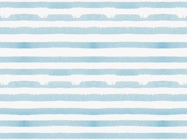 Fototapeta z niebieskimi poziomymi pasami na białym tle, akwarelowy efekt