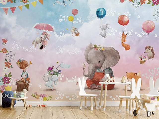 Fototapeta Słoń w Czerwonych Spodniach (kod: 25825) Fototapeta Słoń w Czerwonych Spodniach