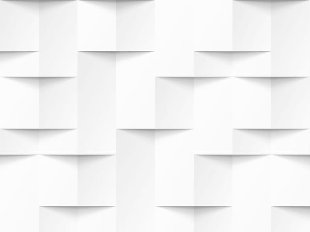 Fototapeta z geometrycznym wzorem 3D i cieniami na jasnym tle