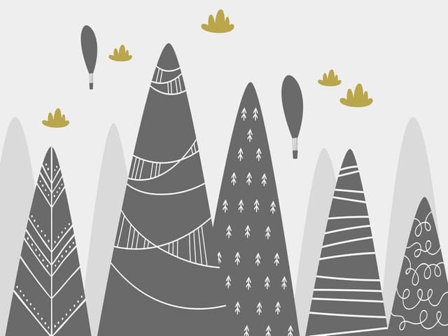 Fototapeta Góry dziecięce z balonami