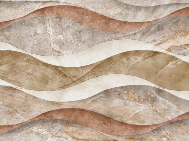 Fototapeta z falistymi wzorami na kamiennej powierzchni