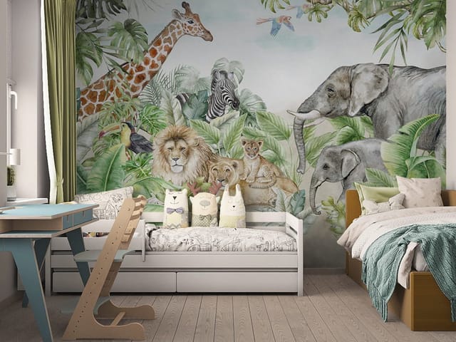 Fototapeta Zwierzęta w tropikalnym lesie