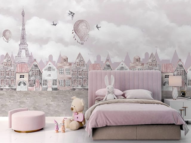 Fototapeta Kamienice z Czerwonymi Dachami (kod: 26866) Fototapeta Kamienice z Czerwonymi Dachami