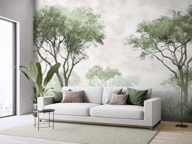 Fototapeta Drzewa z Ozdobnymi Wzorami