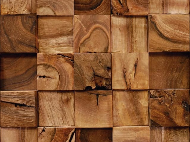 Fototapeta Drewniane Panele Ścienne (mpn: 2897) Fototapeta z drewnianymi panelami ściennymi w różnych odcieniach brązu