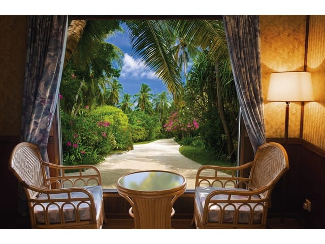 Fototapeta Widok na tropikalny ogród