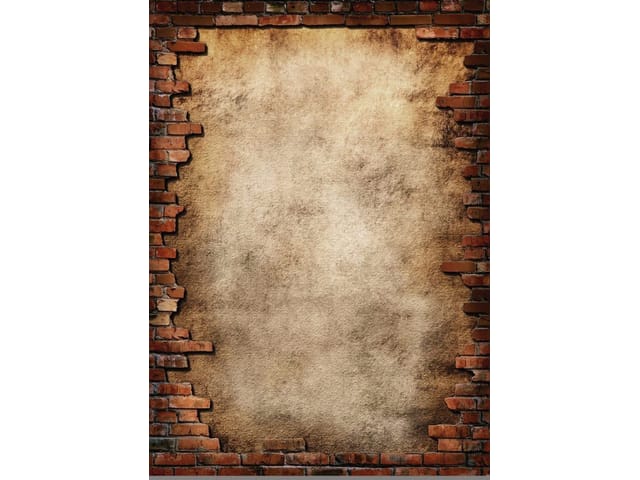 Fototapeta Stara ceglana ściana z tynkiem (kod: 4169) Fototapeta przedstawiająca starą ceglaną ścianę z zniszczonym tynkiem i ciemniejszymi plamami