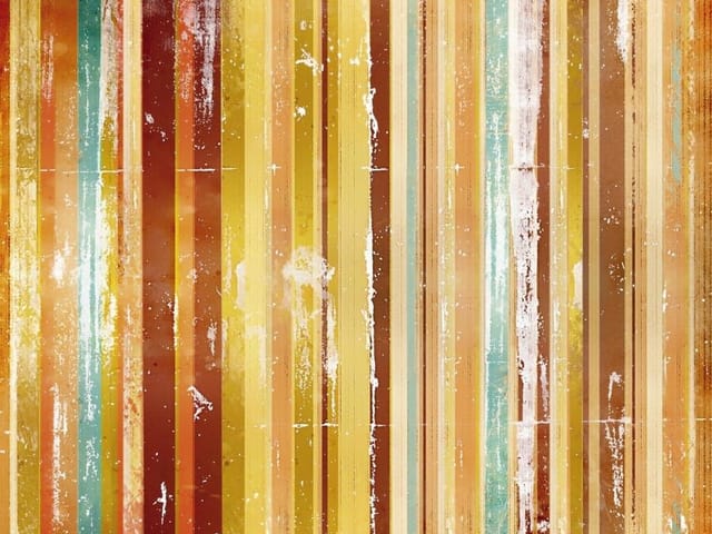 Fototapeta Kolorowe Pasy z Efektem Postarzenia (kod: 4175) Fototapeta z pionowymi pasami w odcieniach żółci, brązu i niebieskiego