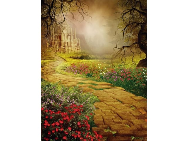 Fototapeta Kamienna ścieżka do zamku (kod: 4777) Fototapeta Kamienna ścieżka do zamku