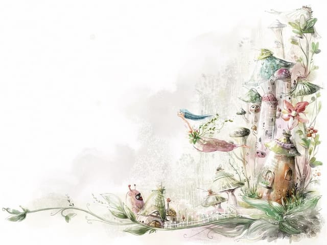 Fototapeta Fantastyczny krajobraz z wieżami