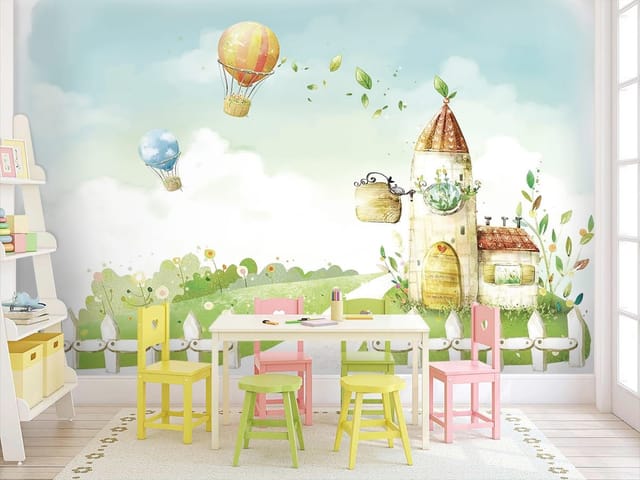 Fototapeta Bajkowy dom z wieżyczką