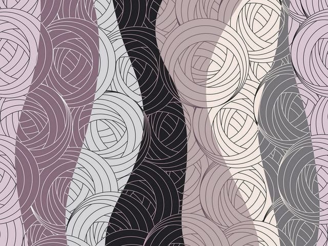 Fototapeta Geometryczny wzór z okręgami (kod: 7754) Fototapeta z geometrycznym wzorem i fioletowymi okręgami