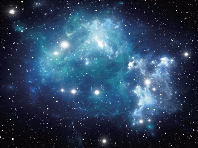 Fototapeta Kosmiczna mgławica pełna gwiazd