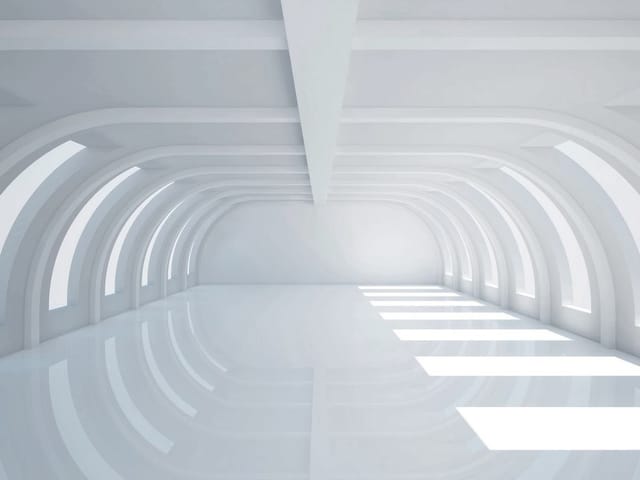 Fototapeta Tunel 3D z łukowatym sklepieniem (kod: 8894) Fototapeta Tunel 3D z łukowatym sklepieniem