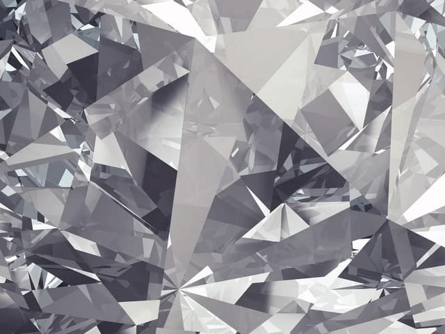 Fototapeta z przestrzennymi formami i geometrycznymi kształtami w szarościach