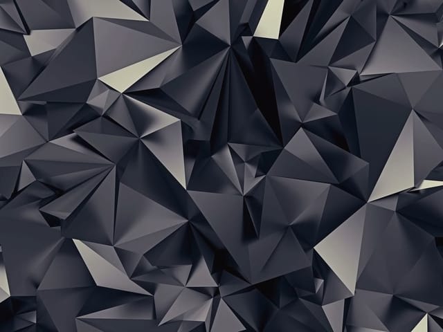 Fototapeta z geometrycznymi kształtami w ciemnych odcieniach