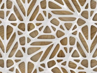 Fototapeta Ażurowa struktura na drewnie