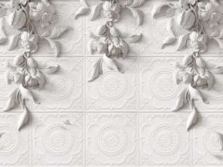 Fototapeta Ornamenty roślinne z reliefem