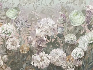 Fototapeta Egzotyczne kwiaty w pastelach