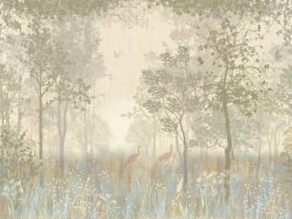 Fototapeta Drzewa w Mglistym Lesie