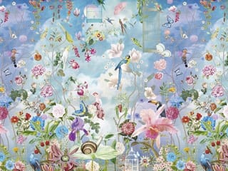 Fototapeta Kwiaty i Ptaki na Tle Nieba ( kod: 23608 ) Fototapeta Kwiaty i Ptaki na Tle Nieba