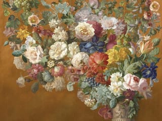 Fototapeta Bukiet kwiatów w ozdobnym wazonie